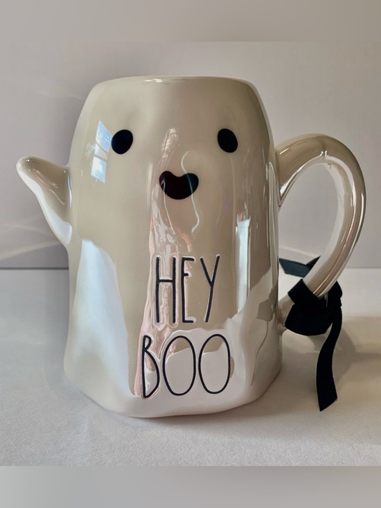 Rae Dunn Other - Rae Dunn “Hey Boo” Iridescent Halloween Mug